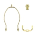 thumbnail image 4 of Kit de arpa de lámpara Uxcell de 6.89 pulgadas con soporte de pantalla de lámpara de tono dorado, 1 juego, 4 of 6