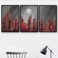 thumbnail image 2 of IDEA4WALL 3 Piece Framed Canvas Wall Art for Living Room, Bedroom Nordic Style Canvas Prints for Modern Home Decoration Ready to Hang, 2 of 4