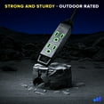 thumbnail image 2 of Extension Cord 25 ft, Extension Cord with Multiple Outlets, 16 Gauge (Black) ETL Listed, 2 of 5