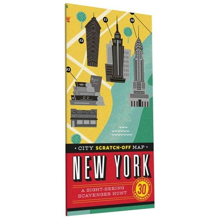 City Scratch-Off Map: New York : A Sight-Seeing Scavenger Hunt
