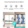 thumbnail image 4 of Window Privacy Film, Blue Fall UV Sun Blocking Window Tint Film Heat Control One Way Blackout Window Film, Thanksgiving Pumpkins Maple Leaves White Non Adhesive Static Cling Sticker 19.6x39.3 In, 4 of 7
