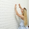 thumbnail image 3 of 70cm High quality DIY 3D Wallpaper Moisture Proof Modern Home Decoration Self-adhesive Waterproof Wall Stickers Brick Pattern, 3 of 10