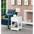 thumbnail image 3 of Convenience Concepts Omega One-Drawer End Table in White Wood Finish, 3 of 4