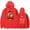 JX37503-Red, variant on Andrew Santino Bad Friend Merch Hoodie Men/Women Unisex Long Sleeve Sweatshirt Hooded Pullover Streetwear