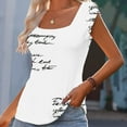 thumbnail image 6 of Womens Summer Tops Casual Stylish Womens T Shirts Casual Multi Pack White Tees Slim Fit, 6 of 6