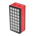 thumbnail image 4 of Banco de Energía solar Sincero 50000mAh A prueba de polvo Negro Rojo, 4 of 10