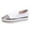 White, variant on Utoimkio Ankle Straps Sandals for Women Women's Slip On Sneakers Rhinestones Glitter Platform Flat Casual Shoes for Women