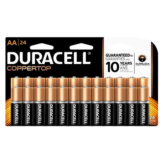 Duracell Coppertop AA Batteries 24 Count