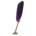 thumbnail image 3 of Plume, Plume Rétro Résistante à l'Usure Plume Élégante avec 5 Pointes Support de Stylo Bouteille pour Pratique Rouge,Violet,Vert,Gris, 3 of 7