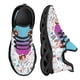thumbnail image 1 of Zapatillas de deporte de malla suave con diseño de enfermera para mujer, ligeras, de talla grande, cómodas, con plataforma y cordones., 1 of 6