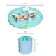 thumbnail image 5 of Tambor de almacenamiento de juguetes con cordón portátil 2 en 1 y tapete de juego para interiores y viajes, diseñado para niños y niños en edad escolar, tamaño grande 150 cm TUNC Sencillez, 5 of 5