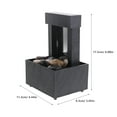 thumbnail image 4 of BESTYASH 1 Ensemble de Fontaines d'Eau Décoratives de Table Noires en ABS pour Adultes, 4 of 6