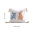 thumbnail image 3 of Easter Rabbits Party Decoration Arrangement Dining Table Cushion For Household Use Sofa Living Room Bedding, 3 of 6