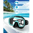 thumbnail image 4 of Greatever Anti-Fog Snorkel Mask, 180° Panoramic View, Tempered Glass, Dry-Top Snorkel Set for Adults, 4 of 6