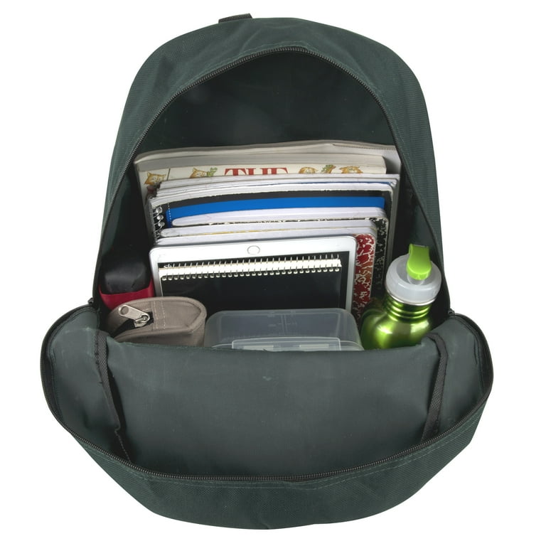 Trail Maker 17”L Multi-Pocket Backpack, Dual Zipper, Teal