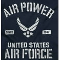 thumbnail image 2 of Us Air Force USAF Power Wings Logo Long Sleeve TShirt Men Women Brisco Brands S, 2 of 6