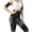 Black, variant on 4 in 1 Waist Arm and Thigh Waist Trainer for Women, Sweat Band with Butt Lifter Slimming Waist Trimmer Band Plus Size