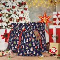 thumbnail image 5 of Fuzoiu Christmas Critters Delight Print Christmas Gift Bag,Burlap Gift Bag with Drawstring Closure & Hang Tag,Perfect for Holidays, Birthdays, and Special Occasions-Medium, 5 of 7