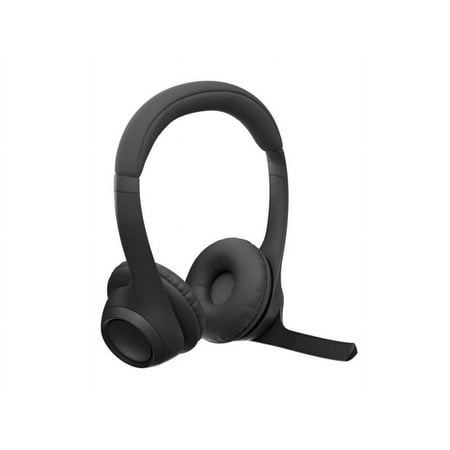 Logitech - Zone 300 Wireless Bluetooth On-ear Headset With Noise-Canceling Microphone - Black