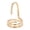 Gold, variant on Suodoka Decorative Nail Ring Fashion Fingertip Jewelry Nail Art Ring Ladies Wearing Nail Accessories Gold Tone Perfect Fit 1.97 inches / 5 cm Width Adjustable For Party