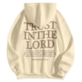 thumbnail image 4 of Women's Christian Hoodies Faith Trust In The Lord Graphic Long Sleeve Hooded Sweatshirts 2026 Trendy Casual Loose Spring Clothes, 4 of 4