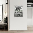 thumbnail image 4 of Video Game Wall Art Boys Gamer Room Decor Gaming Canvas Prints Black and Grey Pictures Painting Framed Artwork Decorations for Teen Kids Girls Room Men Bedroom Bathroom Playroom 12"x16", 4 of 6