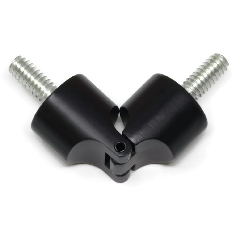 Urbanest 3/4 inch Adjustable Corner Curtain Rod Connector Hinged Elbow