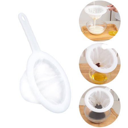 

Kitchen Ultra-fine Mesh Strainer Kitchen Nylon Mesh Filter Spoon for Soy Milk