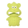 thumbnail image 1 of Juguete chirriante para perros, interesante, resistente a las mordeduras, de goma saludable, indestructible, para mascotas, color verde, 1 of 14