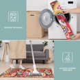 thumbnail image 6 of Red Pioneer Flower and Paisley Pattern Kitchen Rugs Sets Of 3,Kitchen Runner Rugs Non Skid Washable,Decorative Kitchen Floor Mats for Kitchen,Sink,Laundry,17"x30"+ 17"x47" + 17"x59", 6 of 6