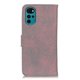 thumbnail image 3 of Funda de piel con textura de piel de vaca para Motorola Moto G22, color rosa, 3 of 5