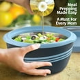 thumbnail image 6 of Pinnacle 3.6 qt Insulated Casserole Dish with Lid – Hot & Cold Warmer Blue, 6 of 7