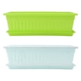 thumbnail image 1 of 2 Sets of Household Vegetable Growing Containers Practical Plastic Planters, 1 of 2
