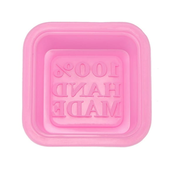 keepw 3D Square Shape Design Handmade DIY Soap Mold Fondant Cake Decorating Tools Soap Making