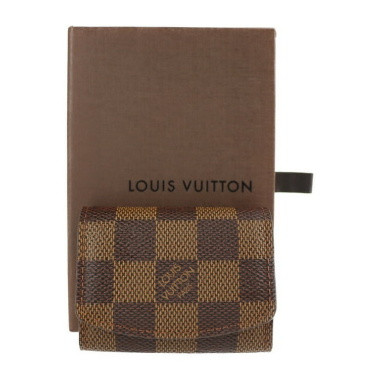 LV Gold Cufflinks with Leather Pouch - Cufflinks & Studs - Jewellery