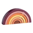 thumbnail image 1 of Wooden Rainbow Stacker, Arch Wooden Stacker Puzzle Colorful Large Arch Stacking Toy Educational Stacking Toy for Toddlers, 1 of 8