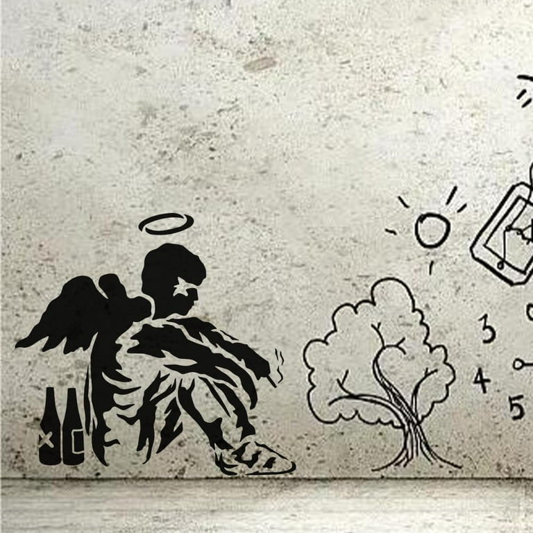 Banksy　バンクシー　Angel sith Paint Prt Angel with Paintpot | Art UK