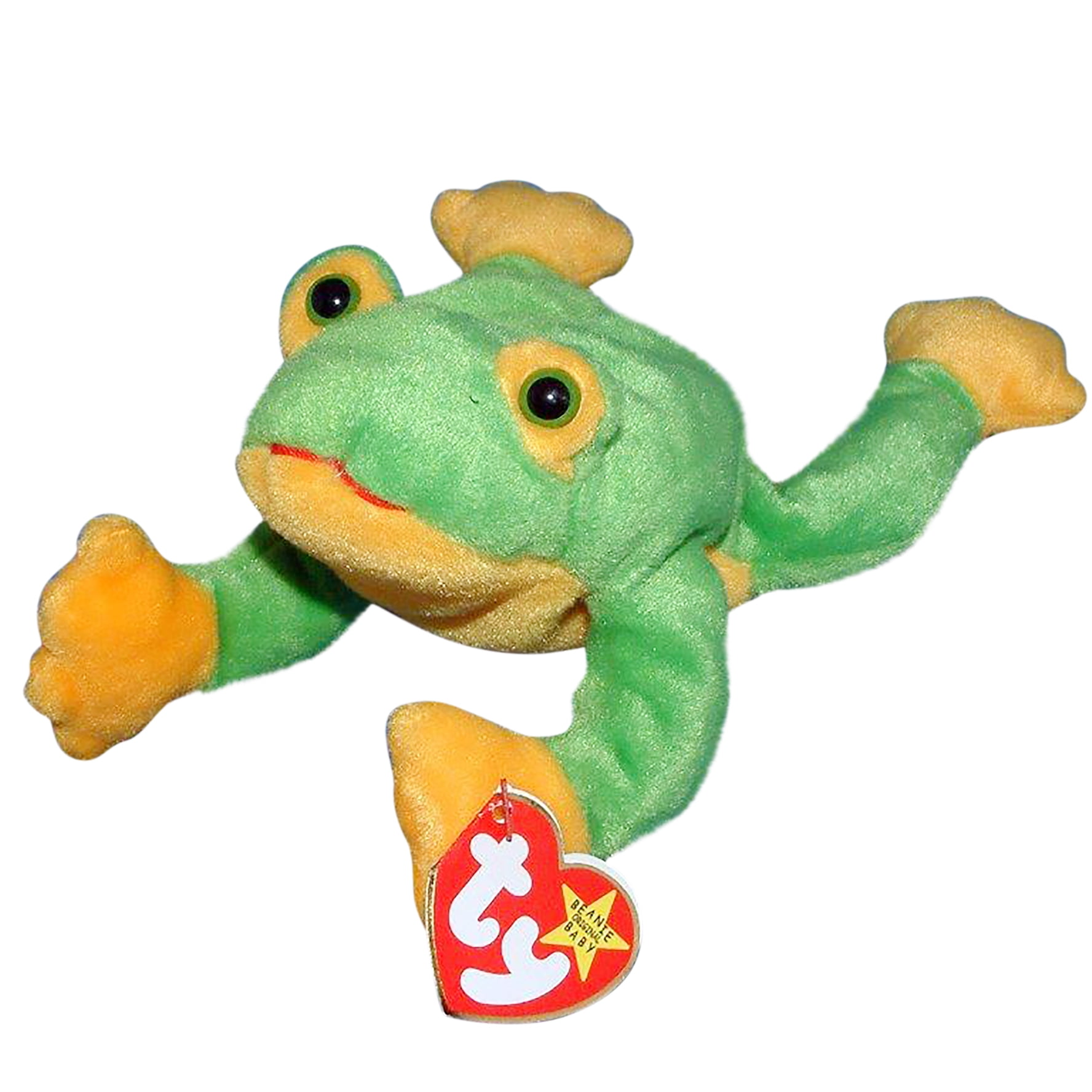 ty-beanie-baby-smoochy-the-frog-stuffed-animal-mwmt-walmart