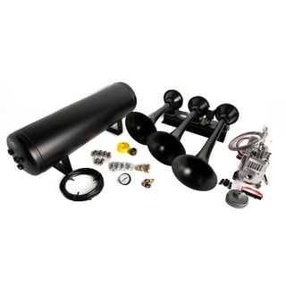 Train Horn Kit Air 1.5G 4 Trumpet 149 DB 150 PSI for Cars/Truck Viking Horns  