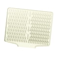 thumbnail image 4 of Tapete de silicona para secar platos, almohadilla de secado, fácil de limpiar, antideslizante, resistente, para escurrir platos en el refrigerador y Blanco, 4 of 9