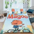 thumbnail image 2 of Sr. Magoo Conjunto de sábanas temático, trío de piezas, cómodo y amigable con la piel, diseño único, regalo de decoración para el hogar para familiares, amigos y fans,135cm *200cm, 2 of 6