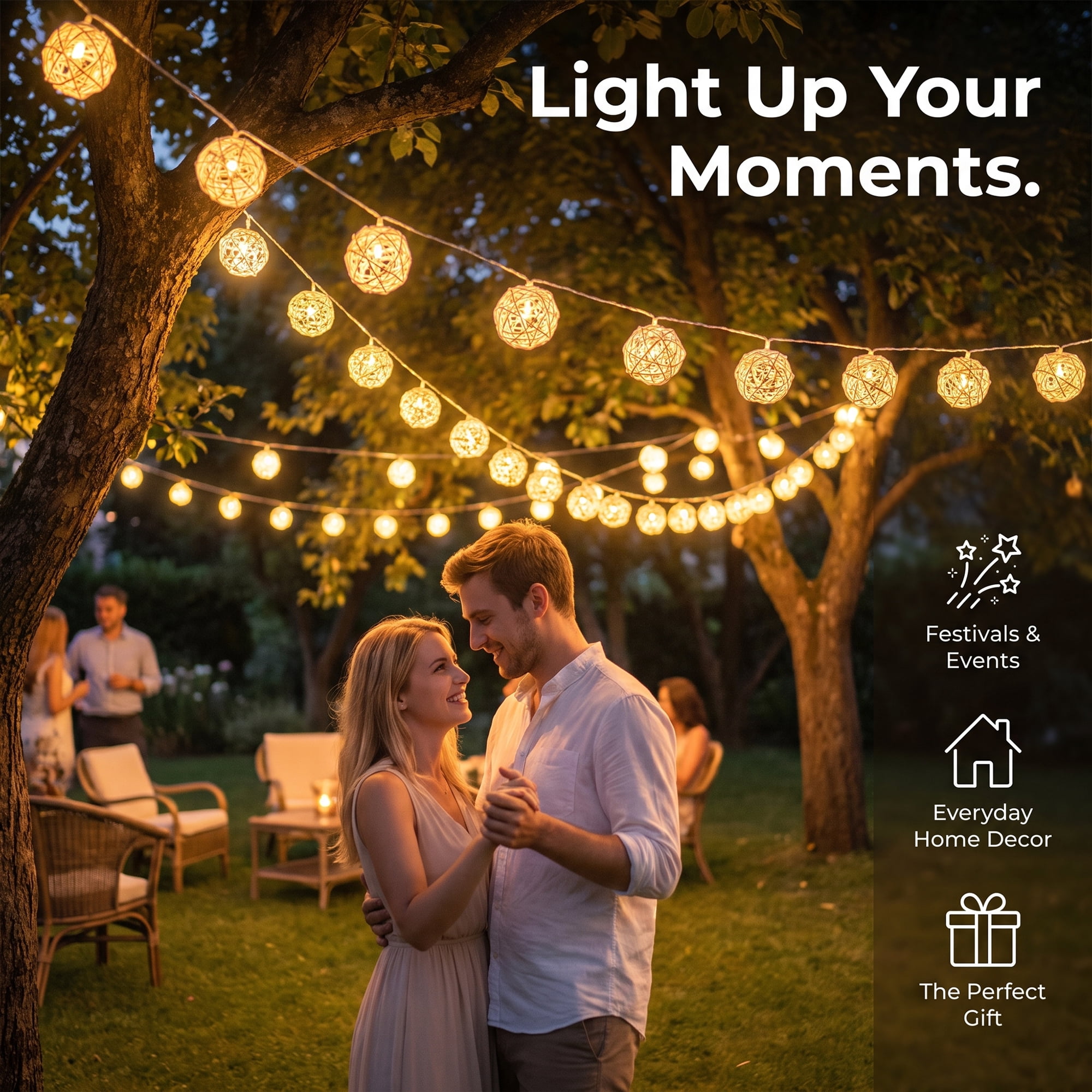 Unique Bargains Light for Use with Flexible Design 13.1 ft Battery Operated Twinkle Lights