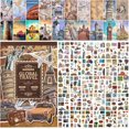 thumbnail image 1 of SHIQI-Travel Scrapbook Stickers 300 Pre-Cut Washi Stickers 20 Scrapbook Paper Junk Journal Sticker World Travel Stickers for journaling Travel Stickers for Scrapbooking, 1 of 4
