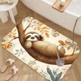 thumbnail image 3 of 1pc Sloth on a Branch Absorbent Non-Slip Bathroom Thickened Flannel Rug Decor,Soft,Quick Drying,Suitable For Indoor/outdoor Use,Bathrooms,Bedrooms,Kitchens,Terrace,Laundry Rooms,16"x24", 3 of 9