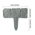 thumbnail image 6 of tasrioml Faux Stone Fence Landscape Edging Easy Installation Flower Bed Lawn Yard Weed Barrier Fence Garden Bed Boundary, 6 of 8