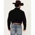 thumbnail image 4 of Wrangler Men's Solid Long Sleeve Snap Denim Western Shirt Tall - 112361702-TLL XX- Tall, 4 of 4