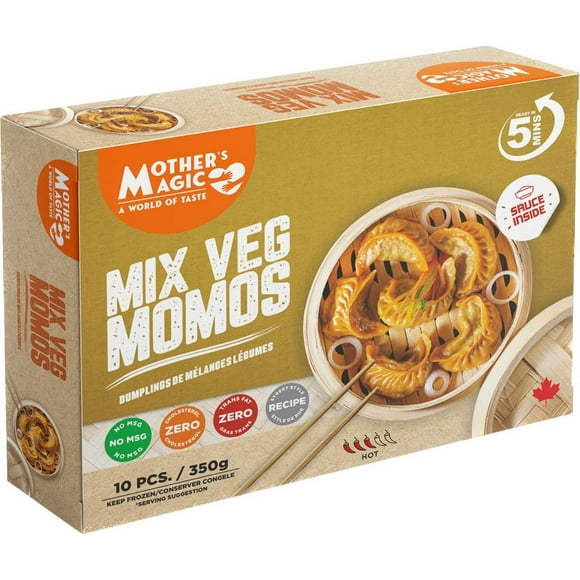 Mothers Magic Momos Mix Veg 20X350G, Mother's Magic Momos Mix Veg 20X350G