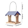 thumbnail image 3 of Utoimkio Clearance Wooden Bird Houses for Outside,Hanging Wooden Bird Feeder Birdhouse for Outdoor Garden Yard Decorations Garden Decor, 3 of 6
