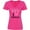 Hot Pink, variant on Inktastic I Love Flamingos Pink Bird Women's V-Neck T-Shirt