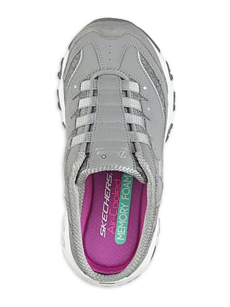 Skechers Women's Sport D'Lites Resilient Slip-on Athletic Sneaker Mule